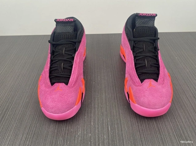 Reps TBK SmoothTexture DH4121- Shocking Pink 4190 Retro 14 Low Jordan 1014